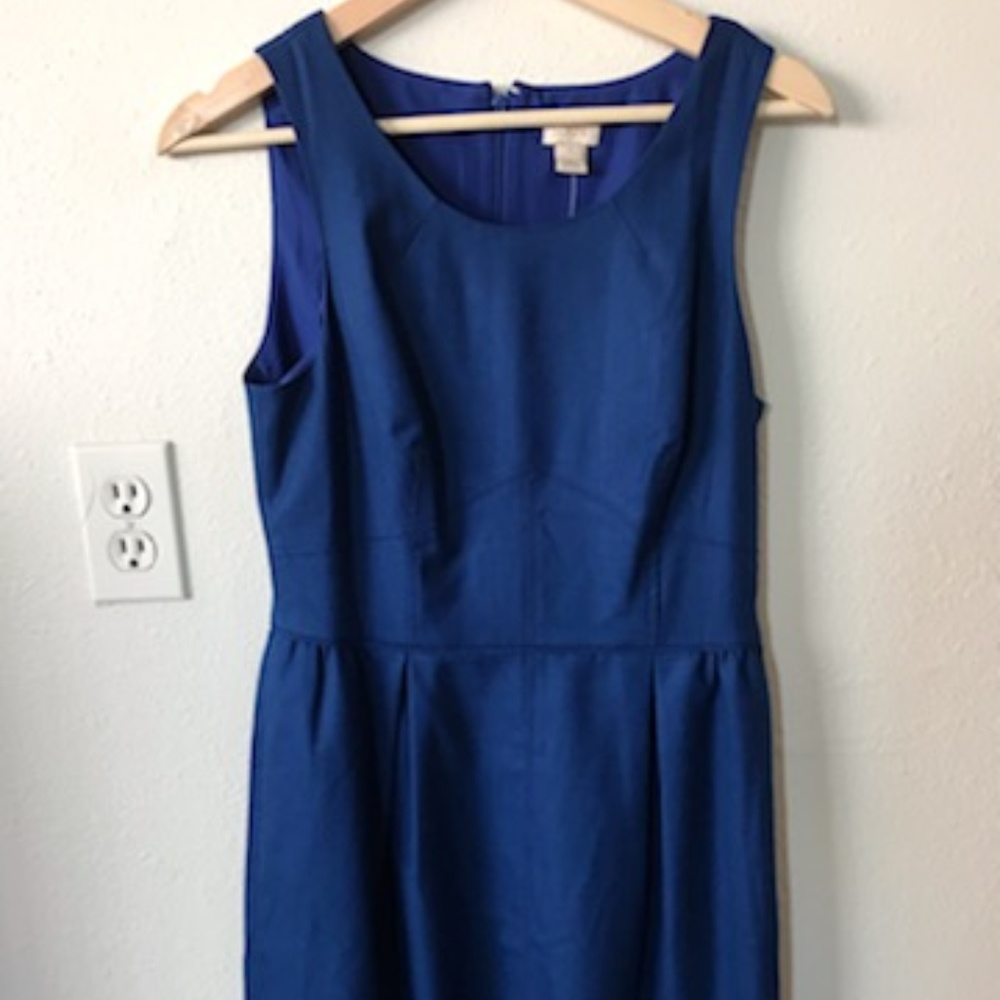 J-Crew Royal Blue Short Dress